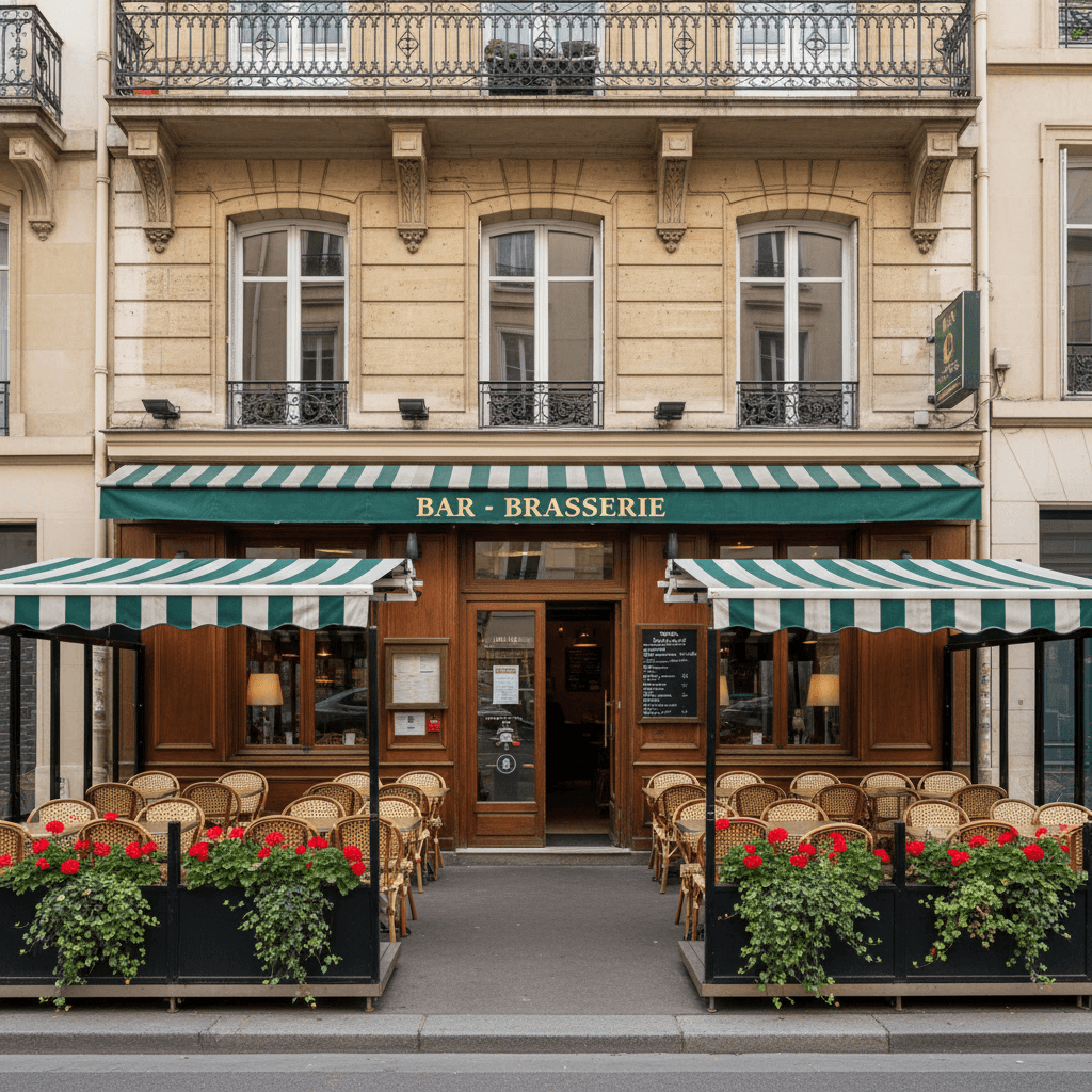 Bar-brasserie à Lyon : terrasse - licence IV