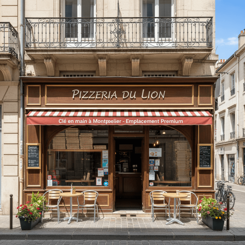 Fast-food à Montpellier : terrasse - licence IV
