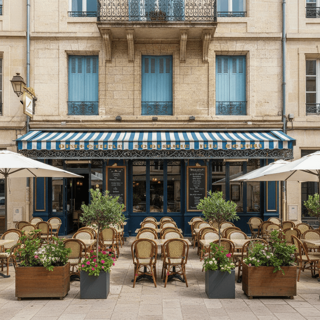Bar-brasserie 500m² à Montpellier : terrasse - licence IV