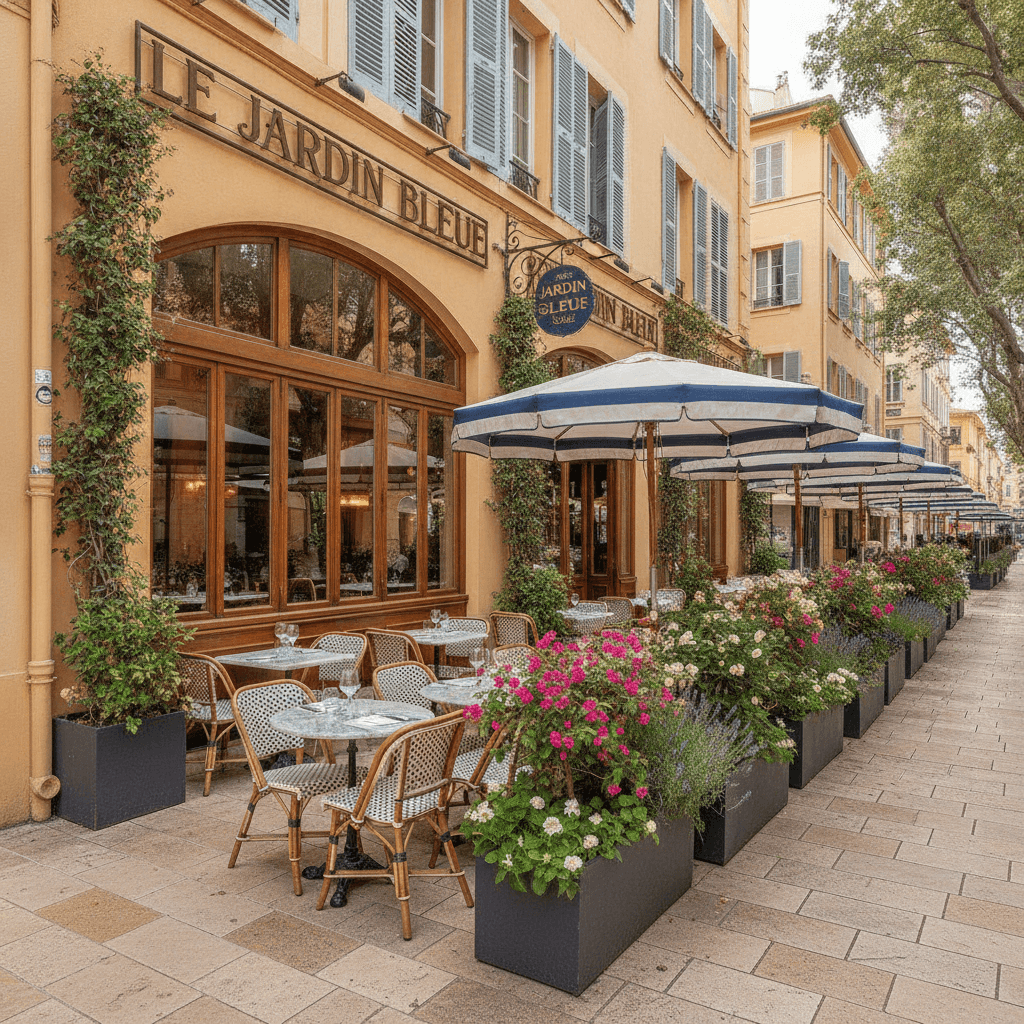 Restaurant 98m² à Nice : terrasse - licence IV