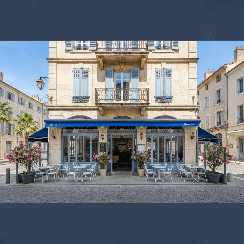 Restaurant à Toulon : terrasse - licence IV