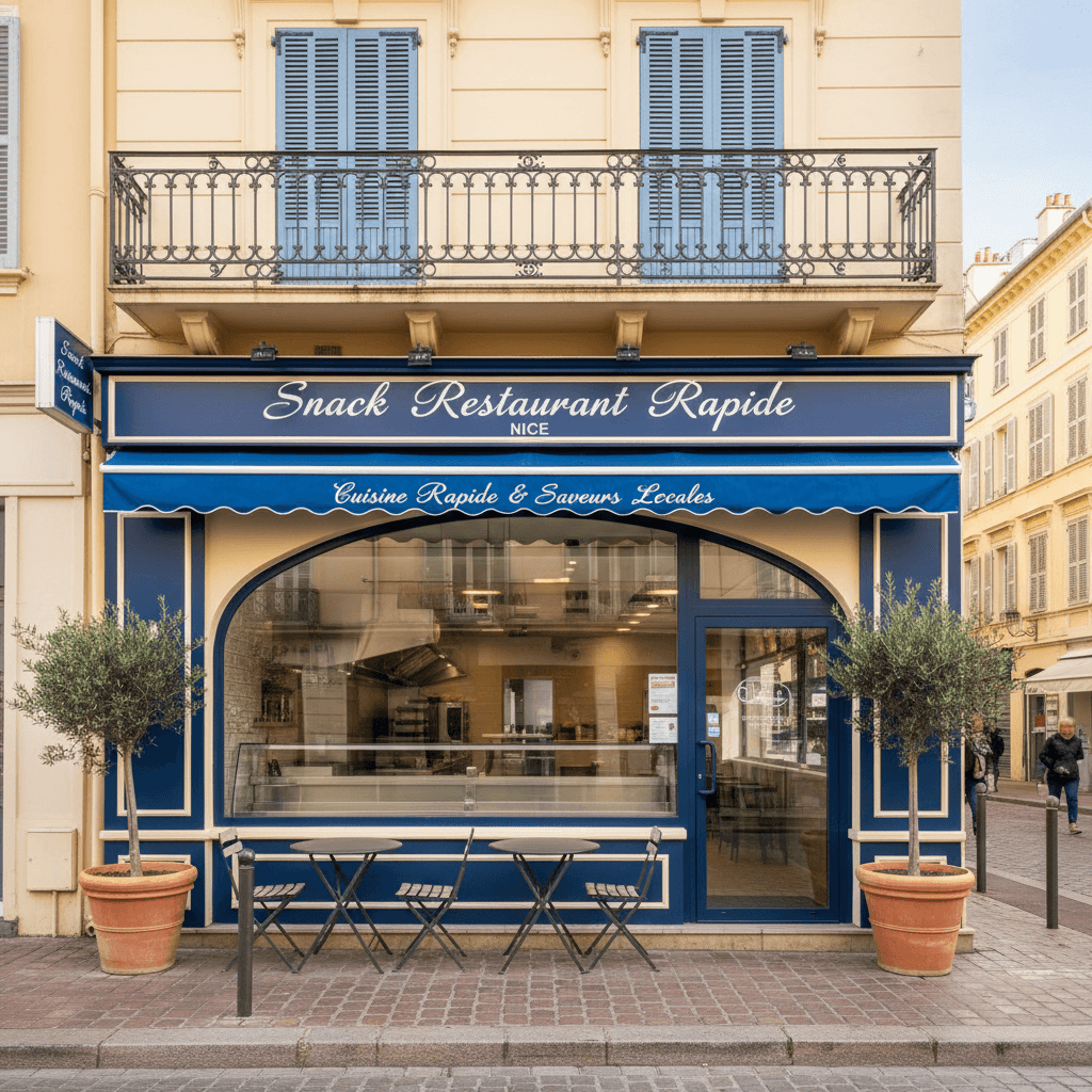 Fast-food 80m² à Nice