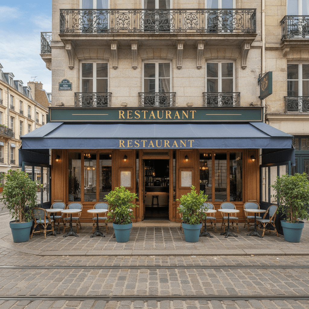 Restaurant 165m² à Nantes : terrasse - licence IV