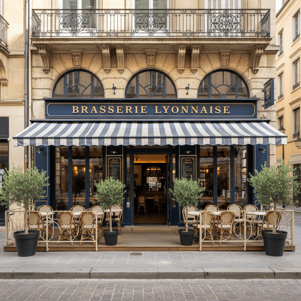 Bar-brasserie 90m² à Lyon : terrasse - licence IV