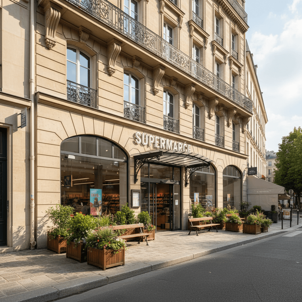 Supermarché rénové à Gambetta - 250 m²