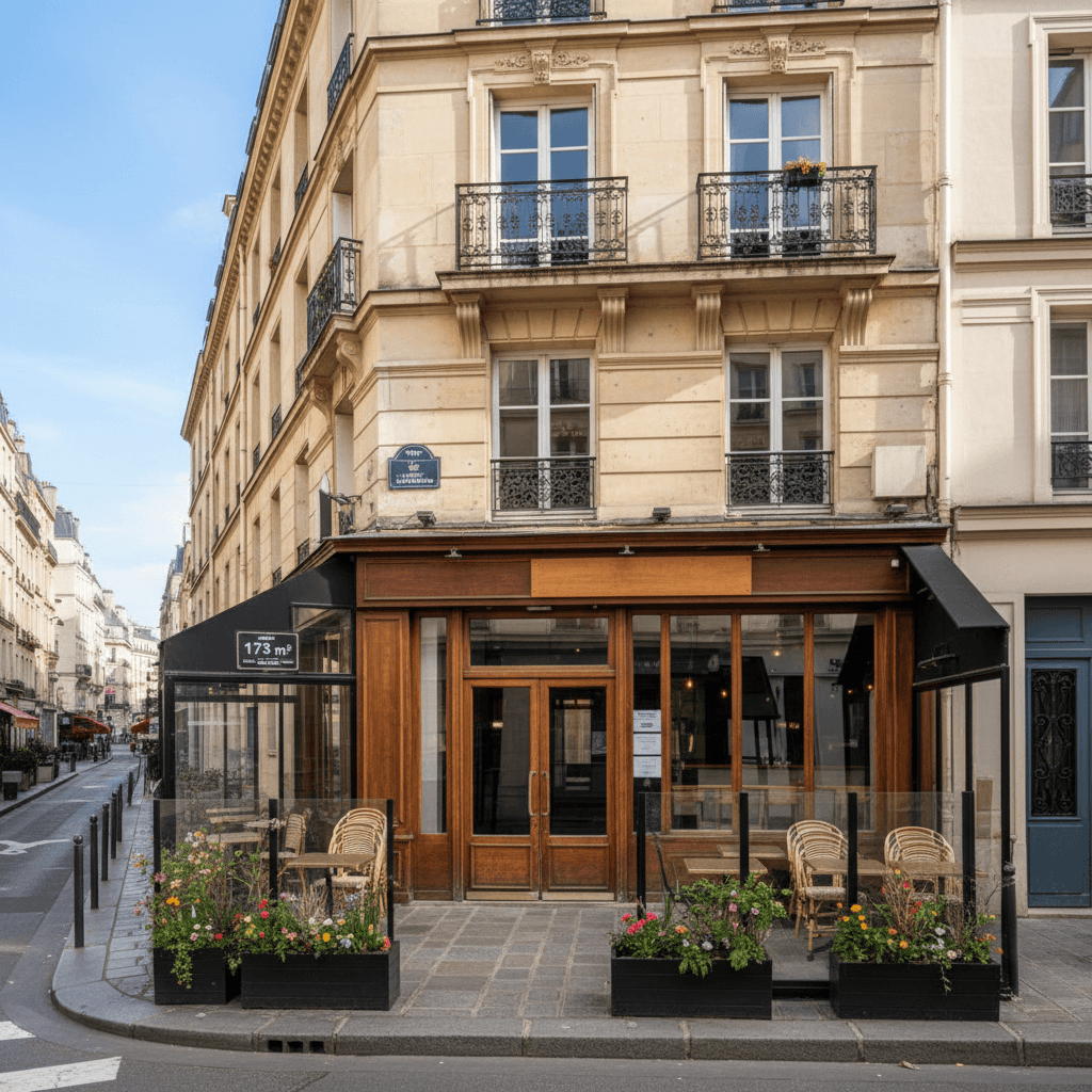 Local commercial de 173 m² à Paris, idéal restauration