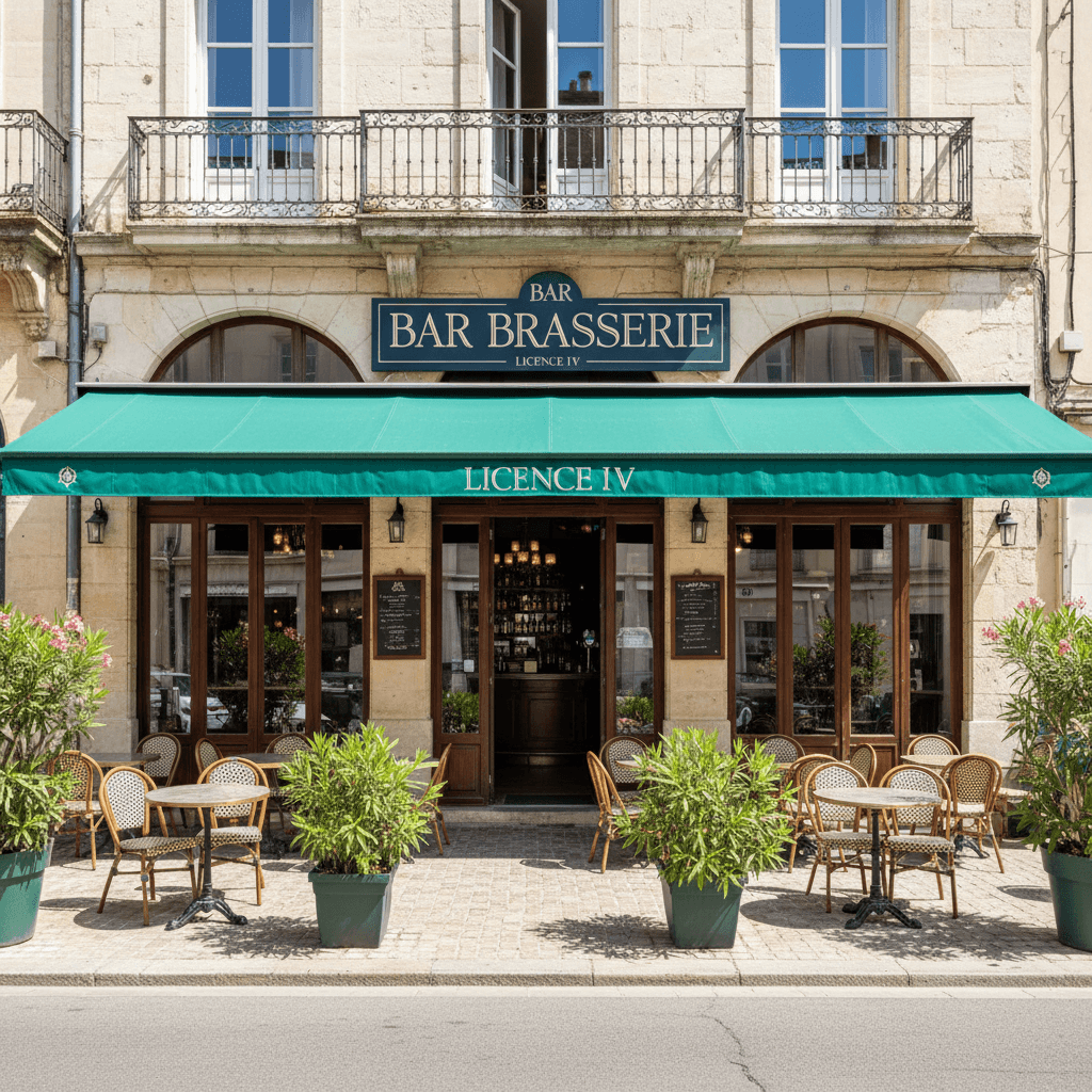 Bar-brasserie à Montpellier : terrasse - licence IV