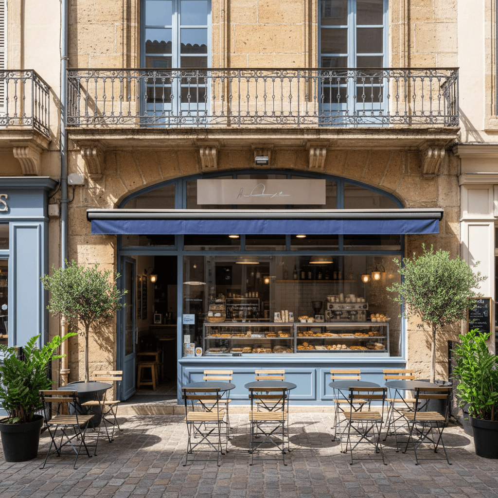 Snack 100m² à Montpellier : terrasse - cuisine équipée