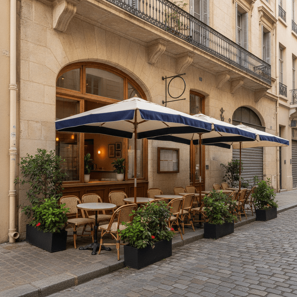 Restaurant 300m² à Marseille : terrasse - licence IV