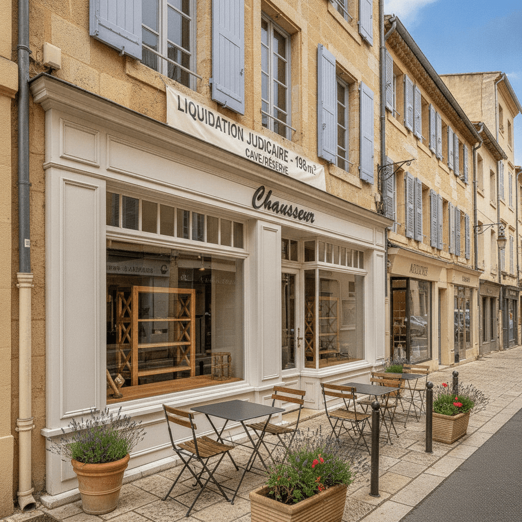 Chaussure 198m² à Aix-en-Provence : cave/réserve en liquidation judiciaire