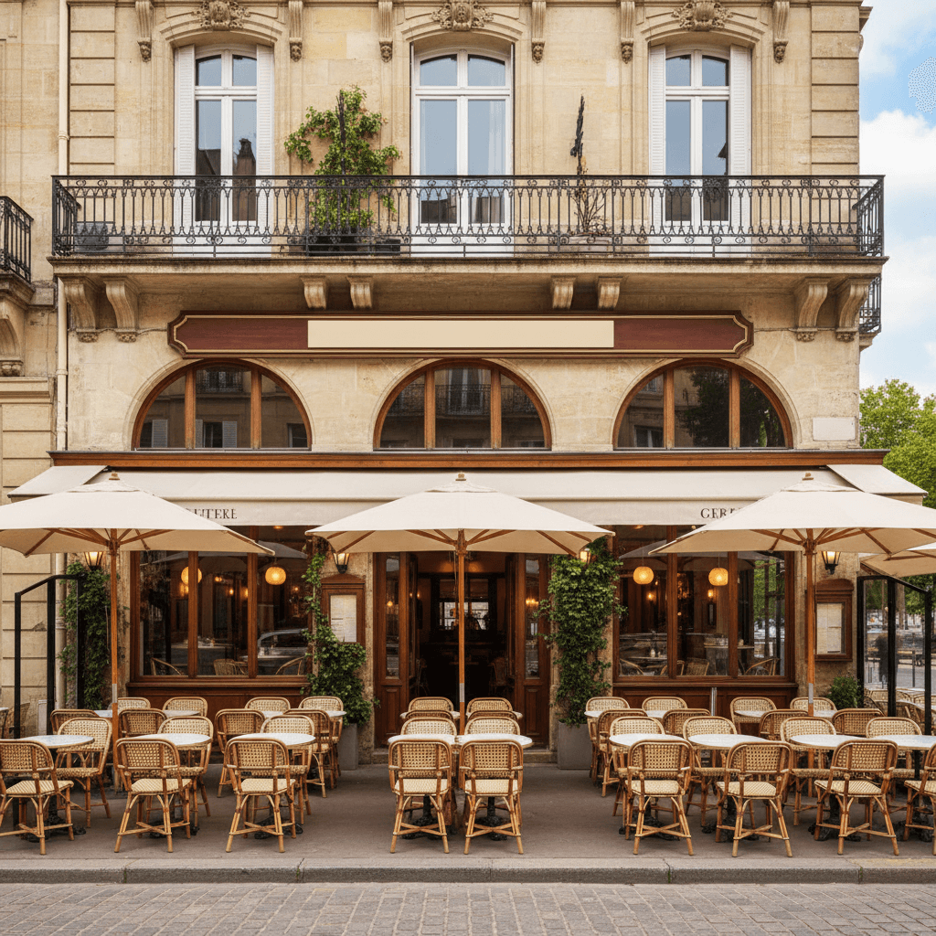 Restaurant 366m² à Bordeaux : terrasse - licence IV