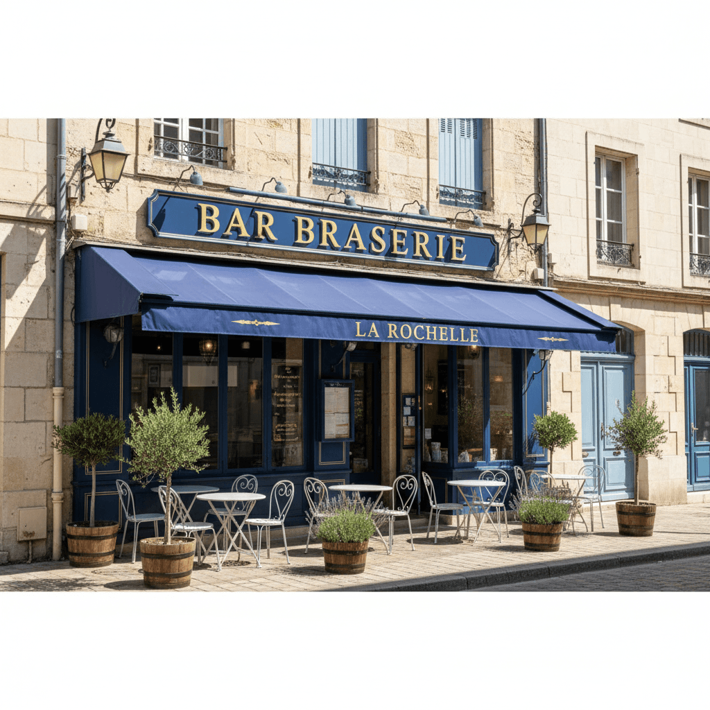 Bar-brasserie 200m² à La Rochelle : licence IV