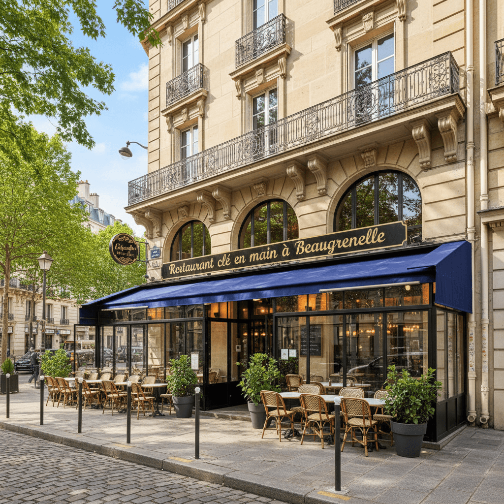 Restaurant clé en main à Beaugrenelle - 150 m²