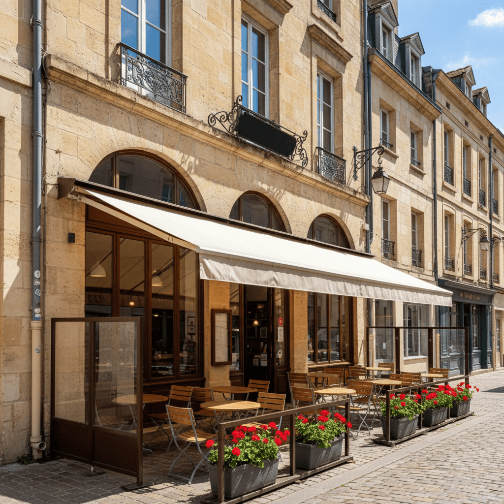 Bar-brasserie 131m² à Bordeaux : terrasse - licence IV