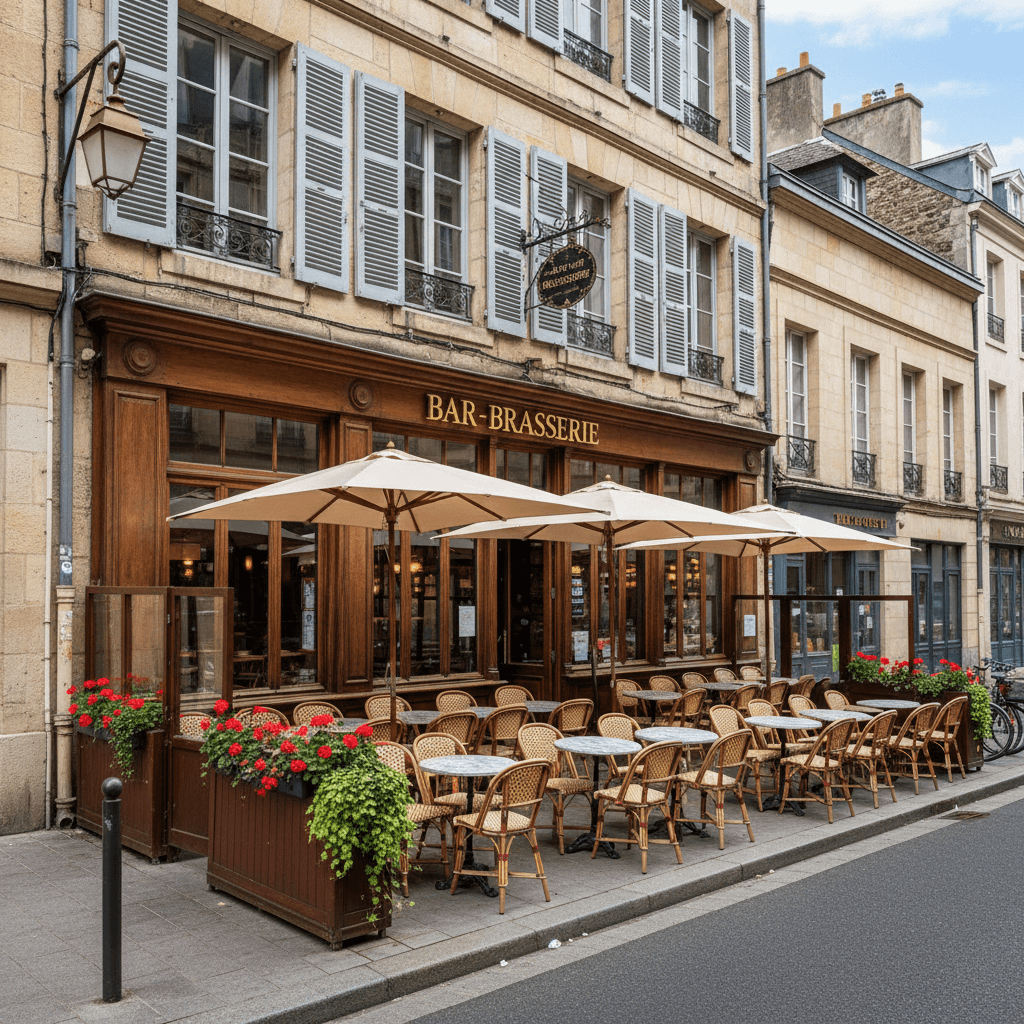 Bar-brasserie à Nantes : terrasse - licence IV