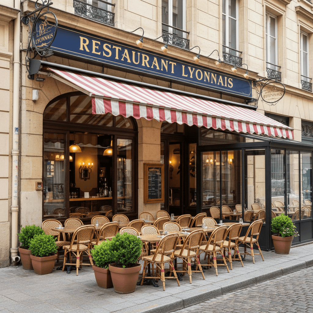 Restaurant 136m² à Lyon : terrasse - licence IV