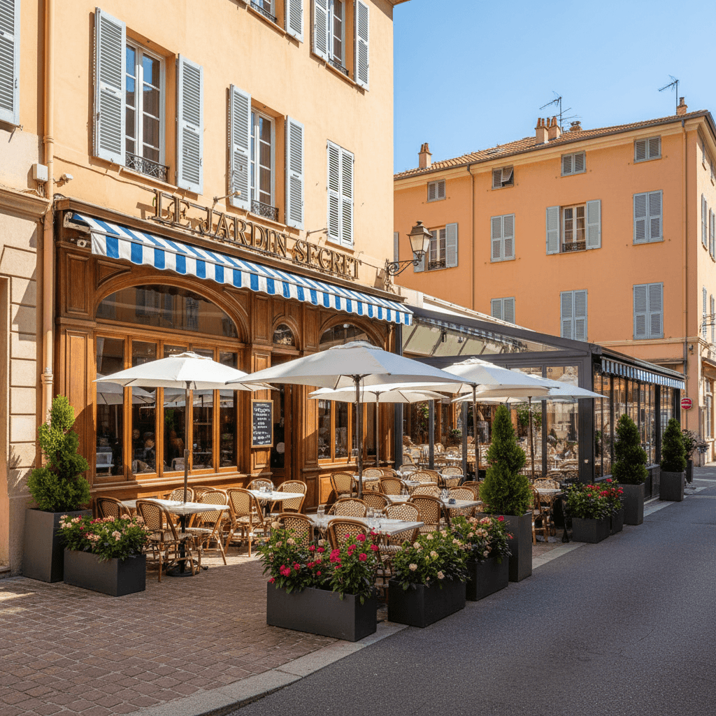 Restaurant 435m² à Nice : terrasse - licence IV