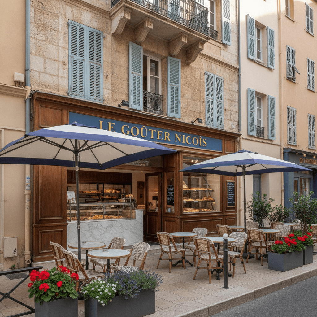 Snack 70m² à Nice : terrasse