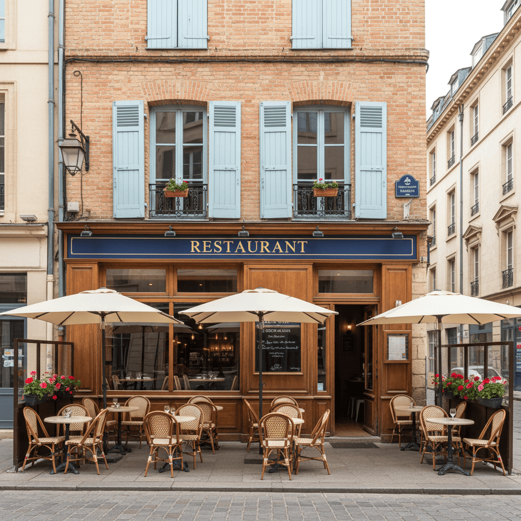 Restaurant 160m² à Toulouse : terrasse - licence IV