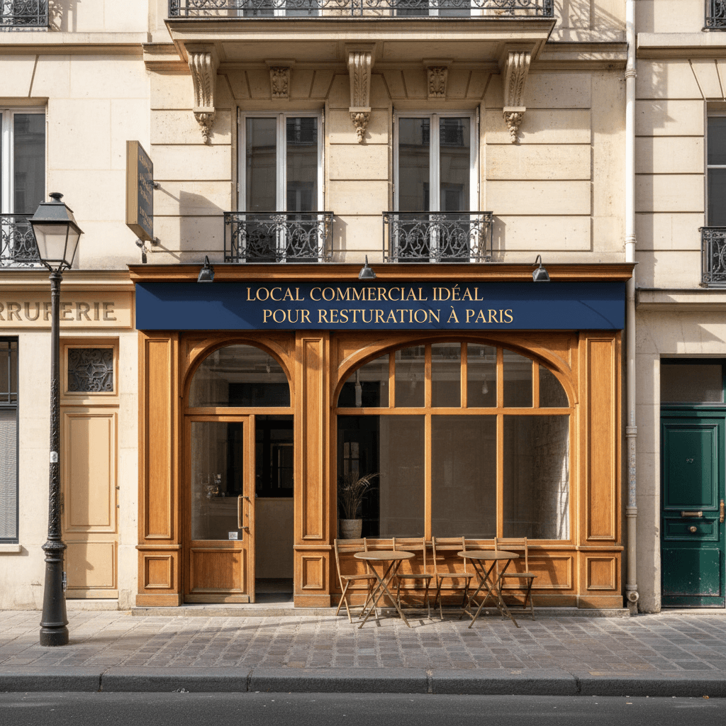 Local commercial idéal pour restauration à Paris