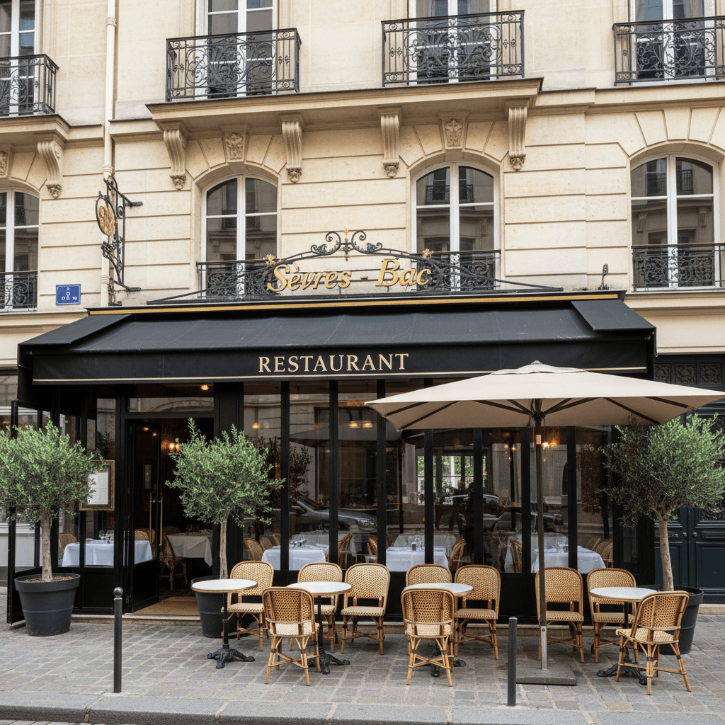 Restaurant 100m² à Paris : terrasse