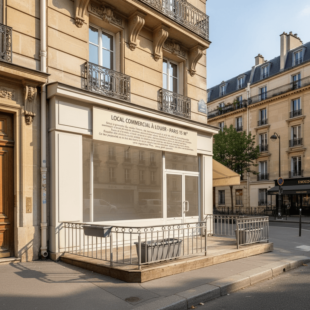 Local Commercial à Louer - Paris 15 m²