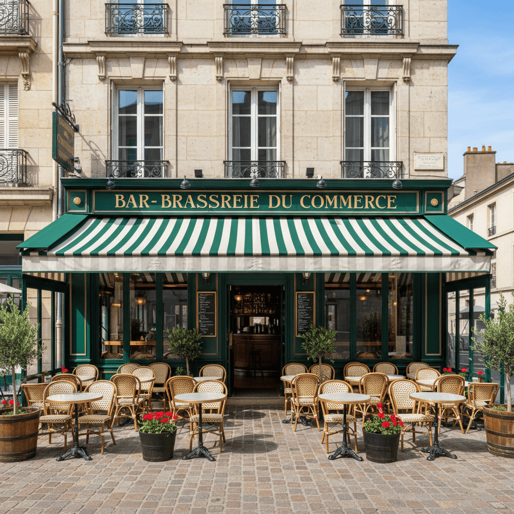 Bar-brasserie 133m² à Angers : terrasse
