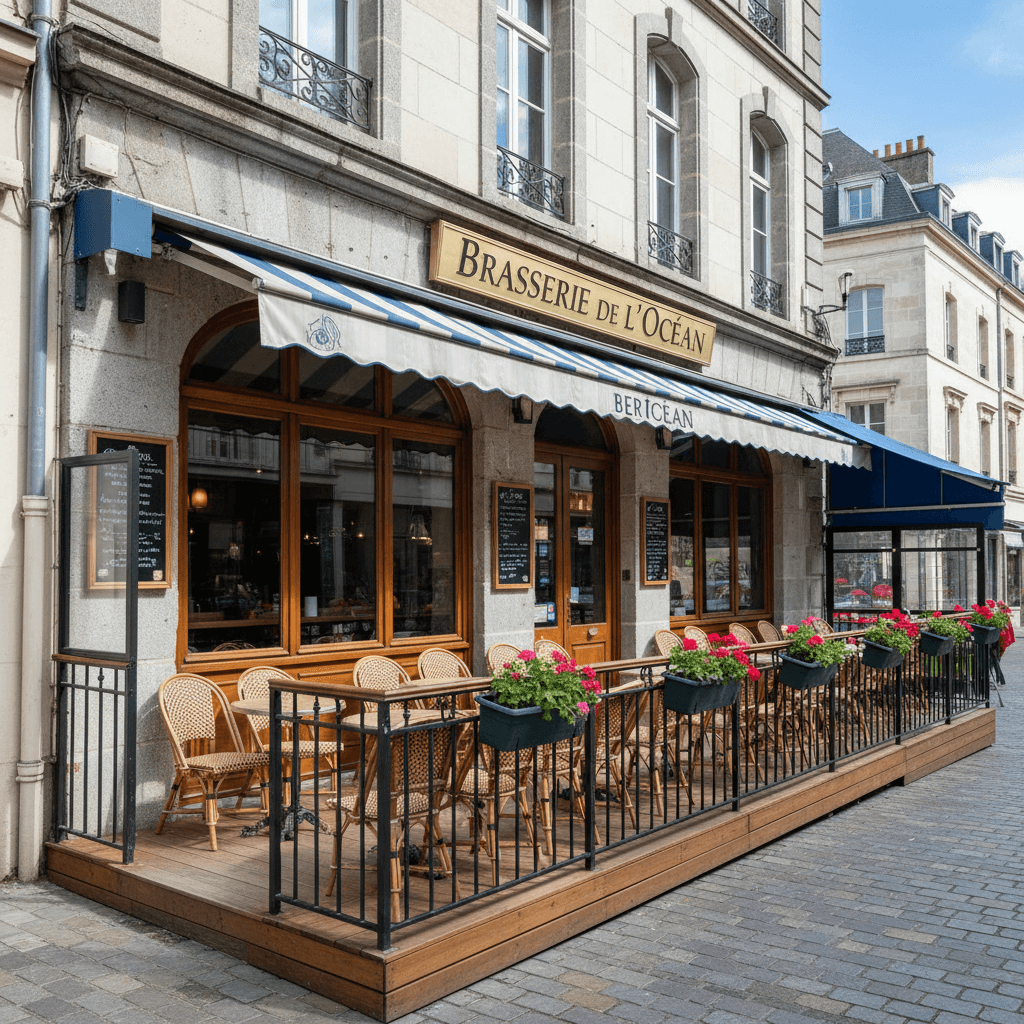 Bar-brasserie à Nantes : terrasse - licence IV