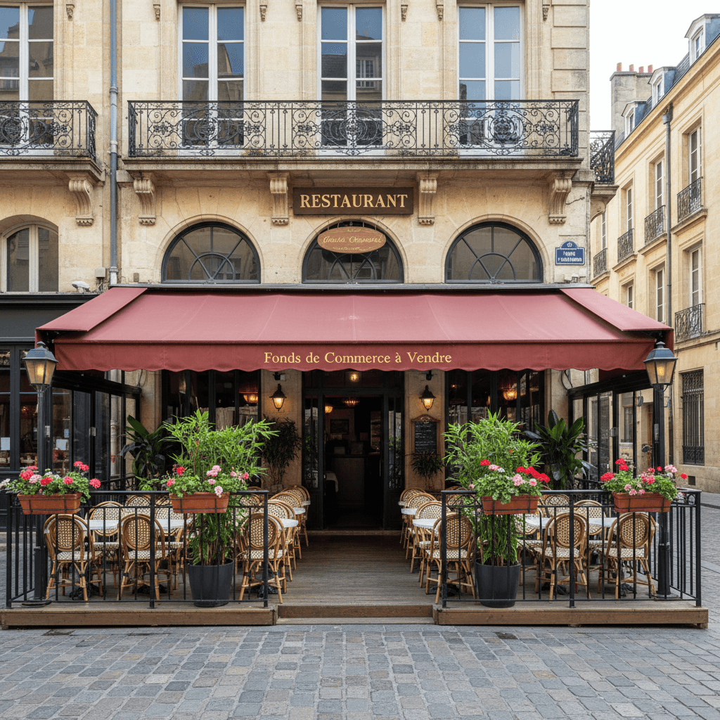 Restaurant 75m² à Bordeaux : terrasse - licence IV