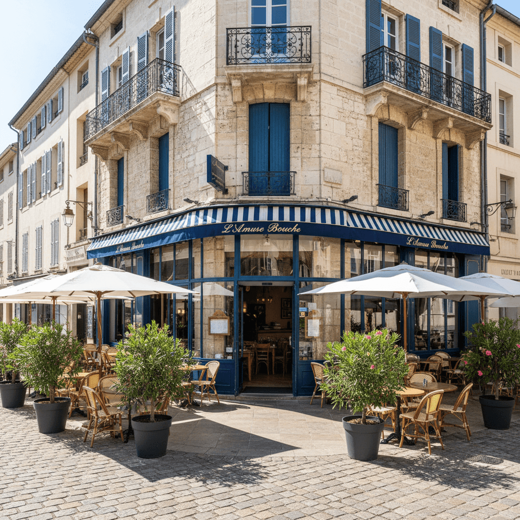 Restaurant 170m² à Montpellier : terrasse - extraction