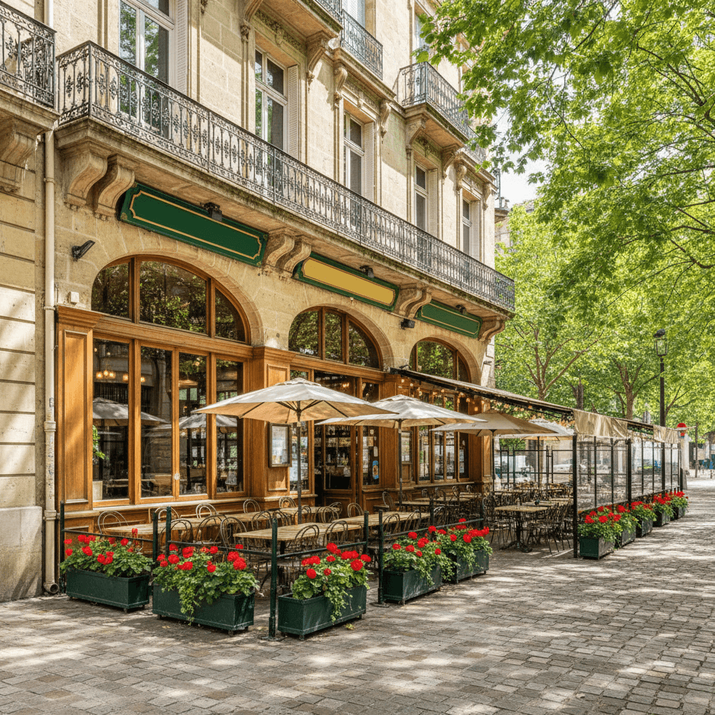 Bar-brasserie à Bordeaux : terrasse - licence IV