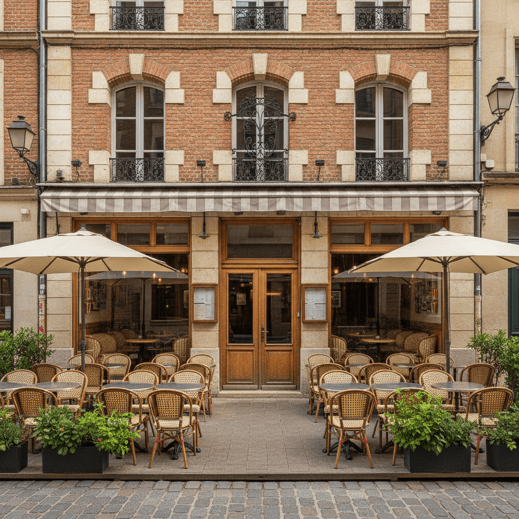 Bar-brasserie 120m² à Toulouse : terrasse - licence IV