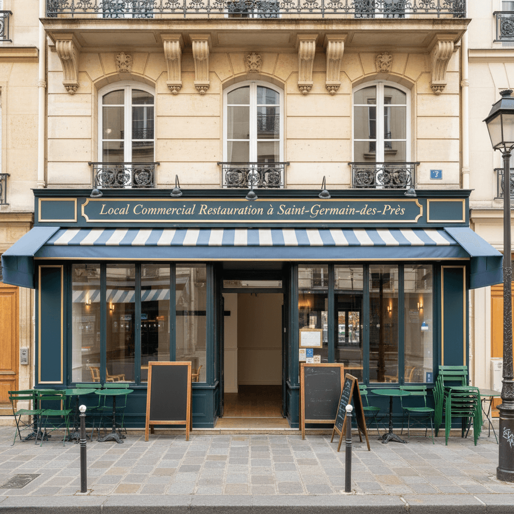 Local Commercial Restauration à Saint-Germain-des-Prés