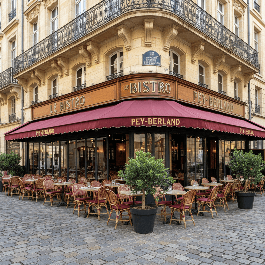 Restaurant 300m² à Bordeaux : terrasse - licence IV