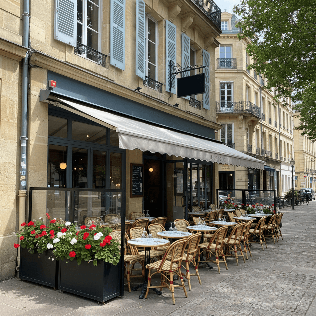 Restaurant 70m² à Bordeaux : extraction