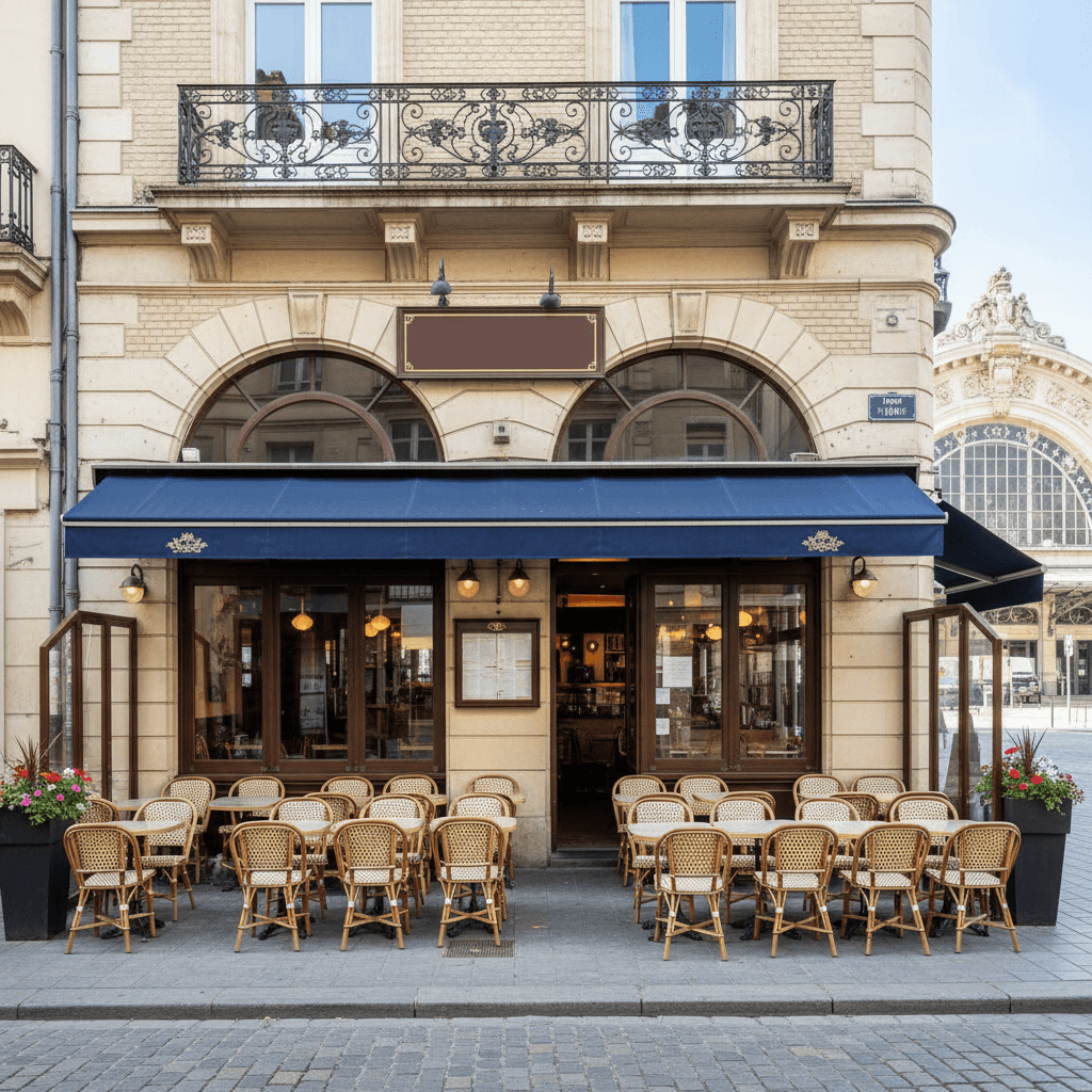 Restaurant 210m² à Lille : terrasse - licence IV