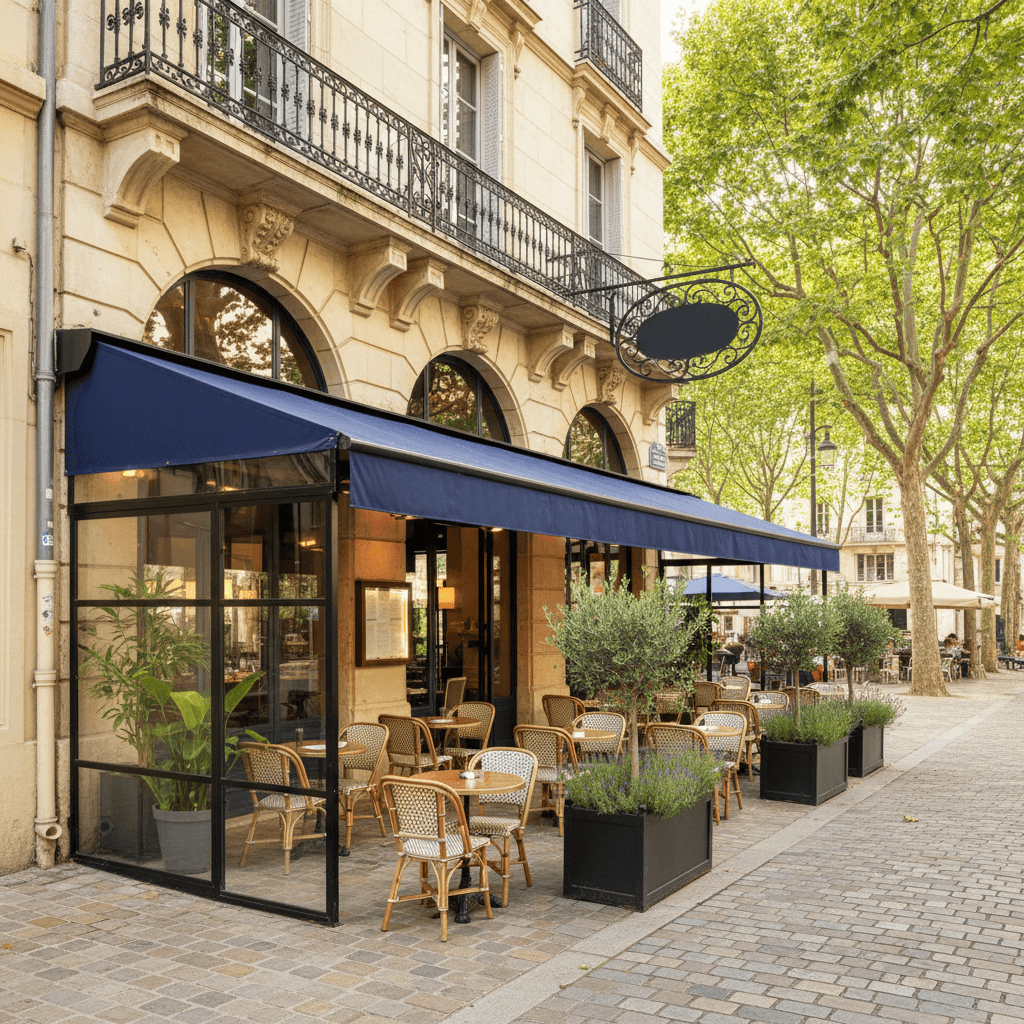 Restaurant 75m² à Montpellier : terrasse - licence IV