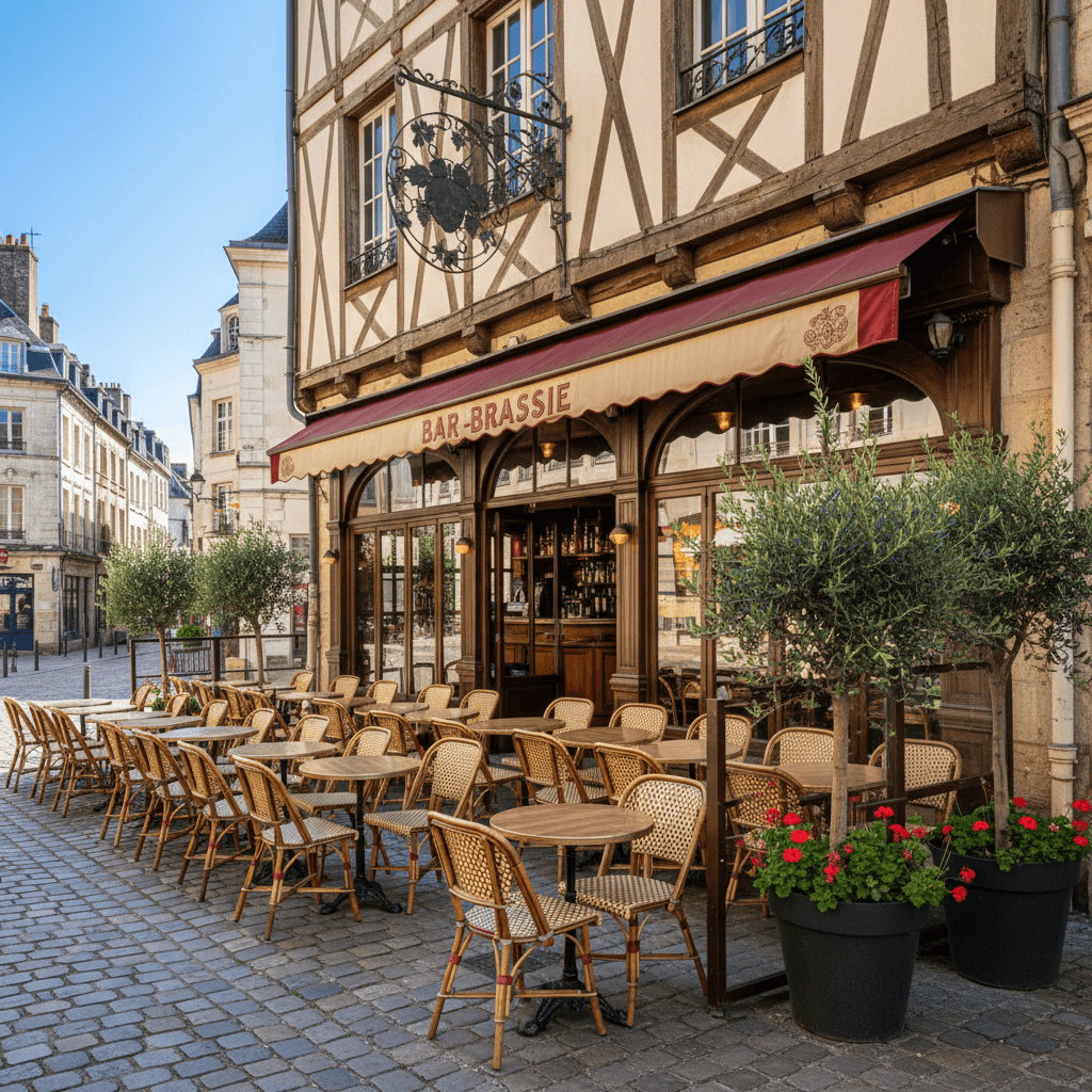Bar-brasserie à Rouen : terrasse - licence IV