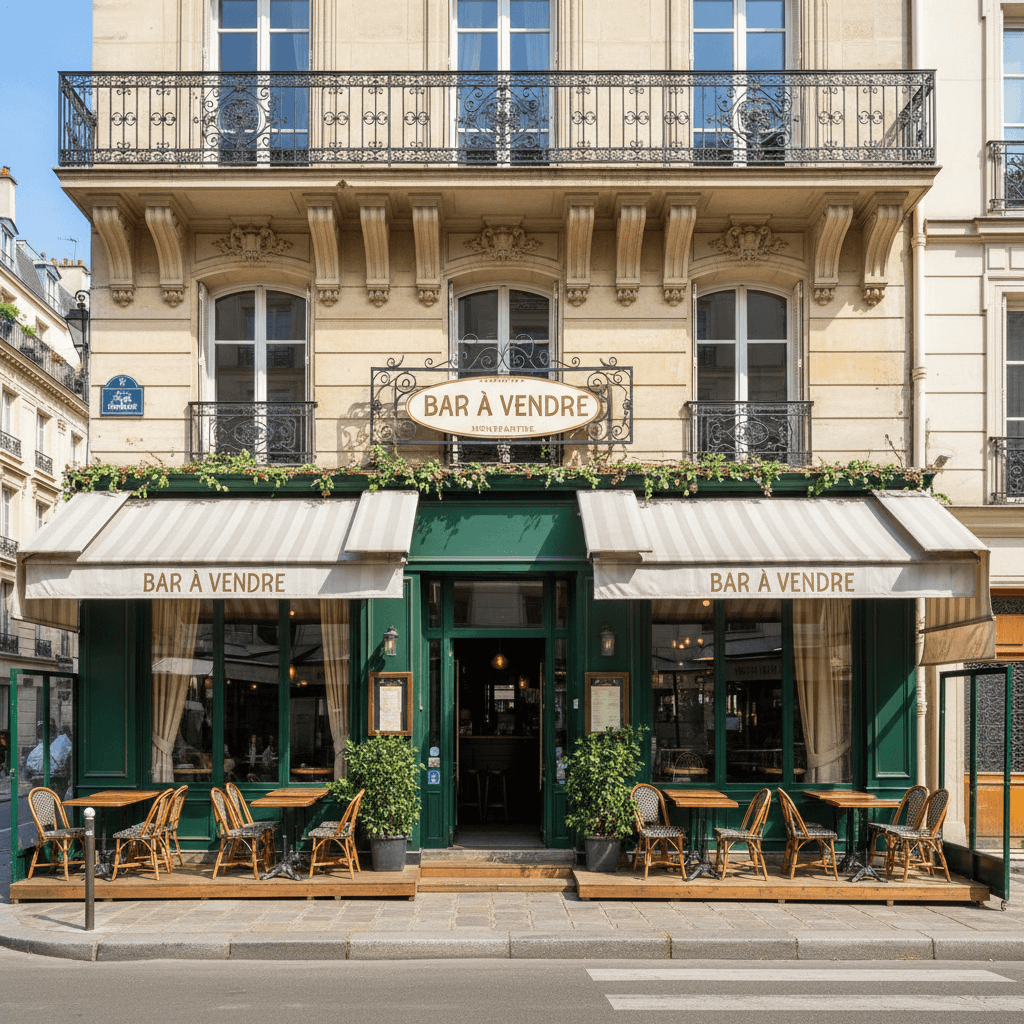 Bar à vendre dans le quartier animé de Montmartre