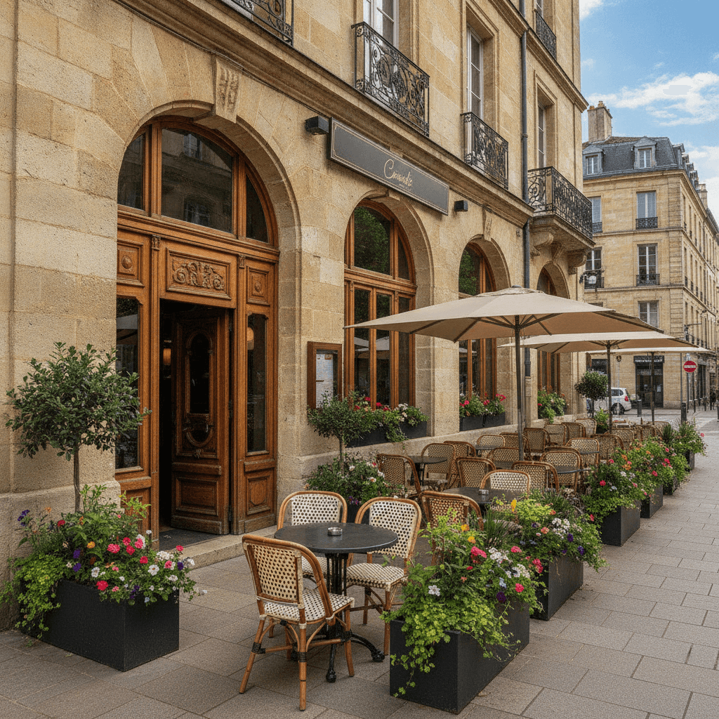 Restaurant 148m² à Bordeaux : terrasse - licence IV