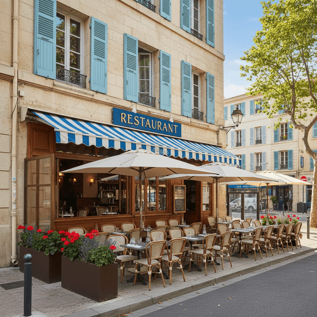 Restaurant 100m² à Marseille : terrasse - licence IV