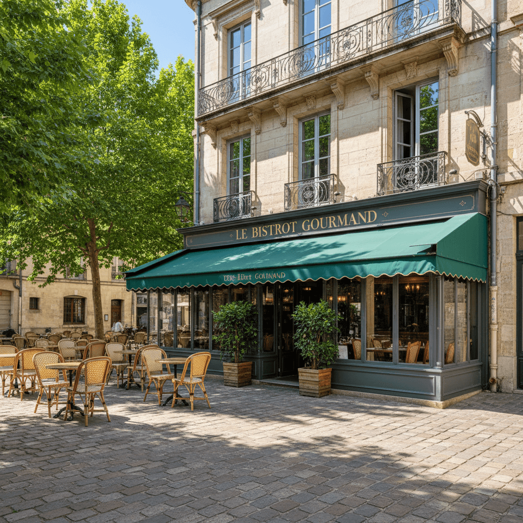 Restaurant 110m² à Bordeaux : terrasse - licence IV