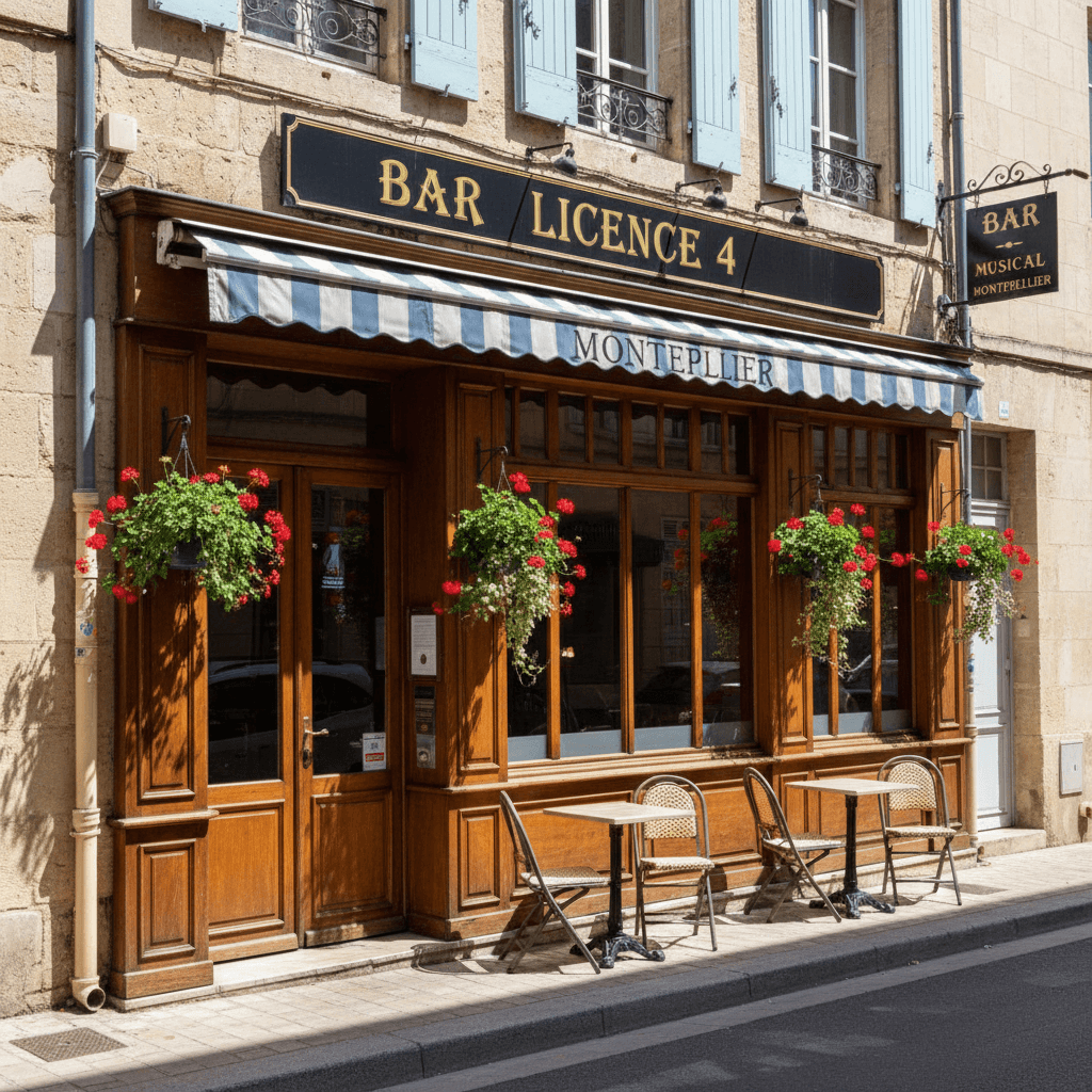 Bar-brasserie 52m² à Montpellier : licence IV - extraction