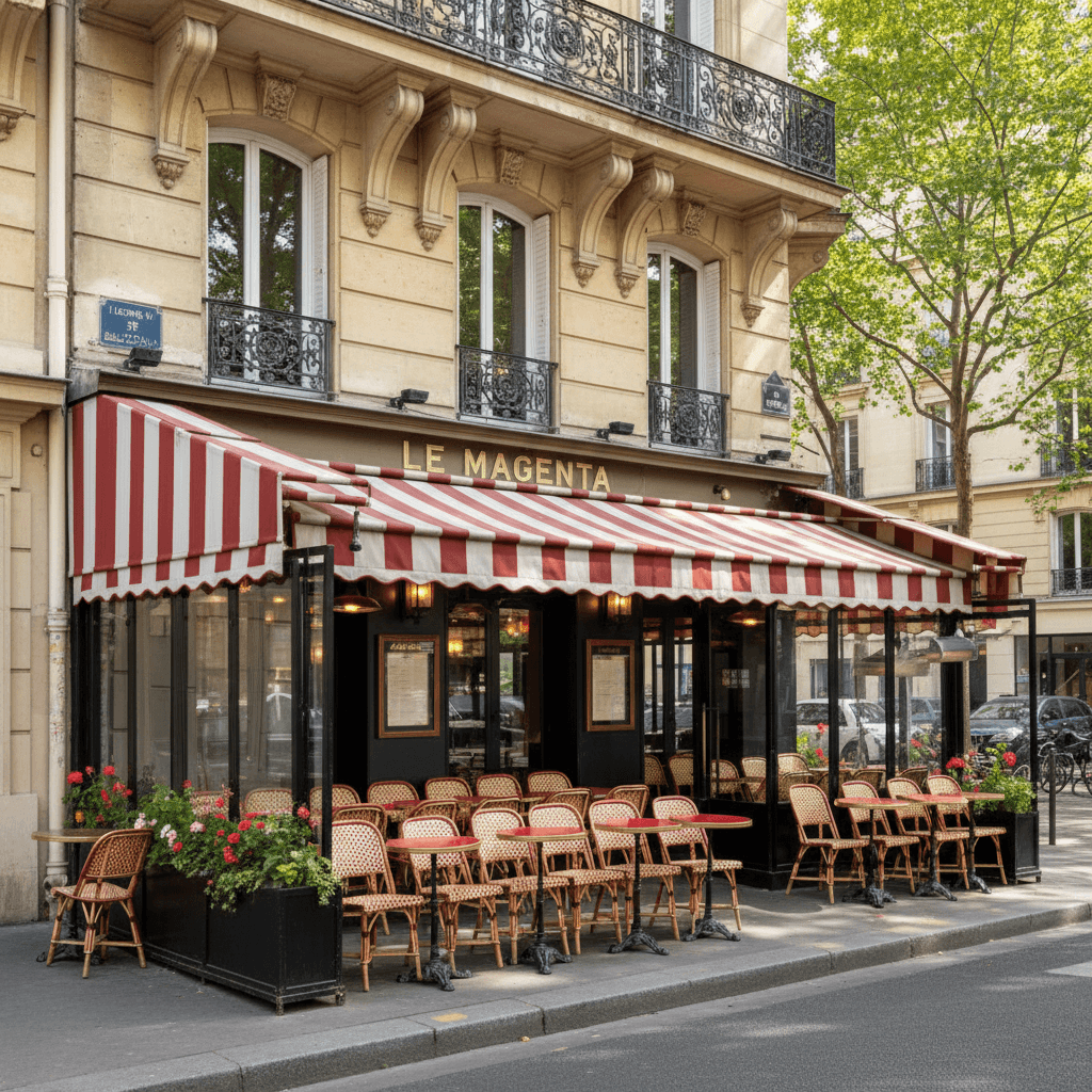 Restaurant 80 couverts à Paris : terrasse - licence IV