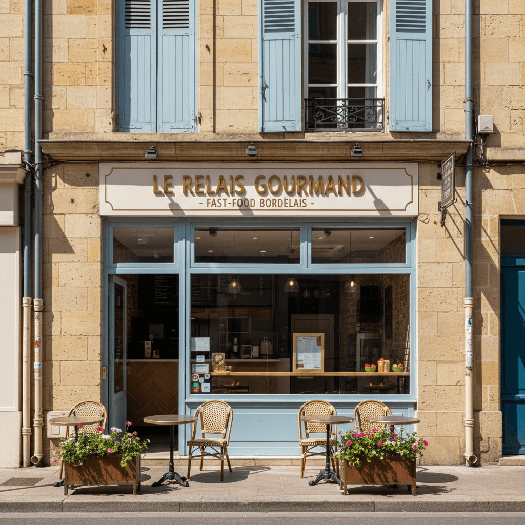 Fast-food 62m² à Bordeaux : extraction - cuisine équipée