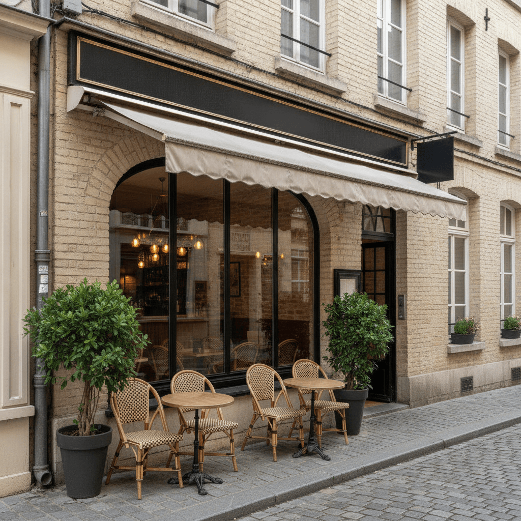 Restaurant 65m² à Lille : extraction - cuisine équipée