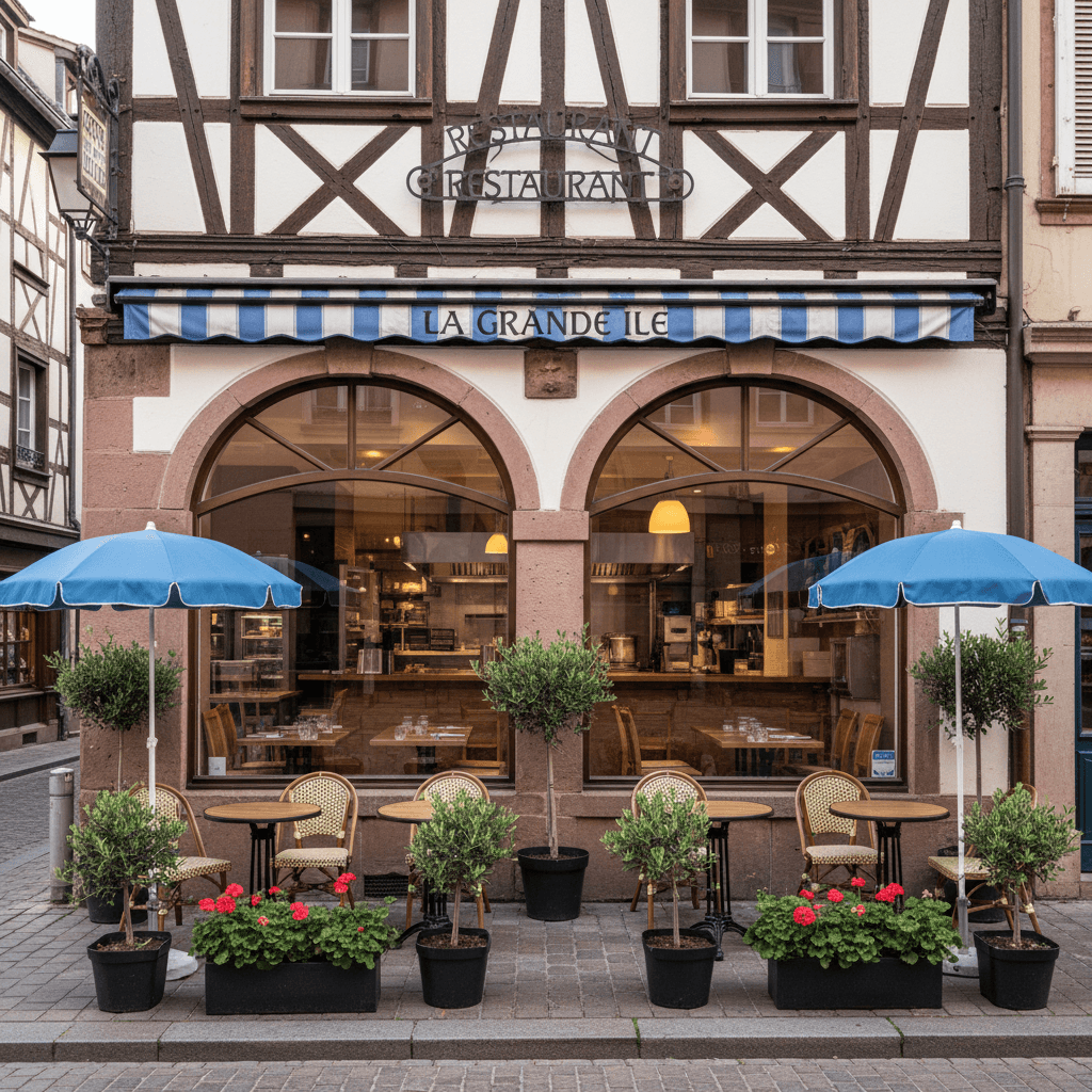 Restaurant à Strasbourg : terrasse - licence IV