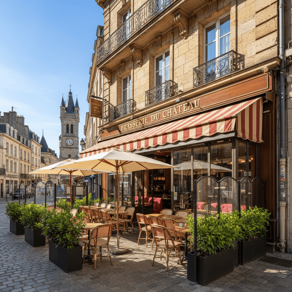 Bar-brasserie 200m² à Rouen : terrasse - licence IV