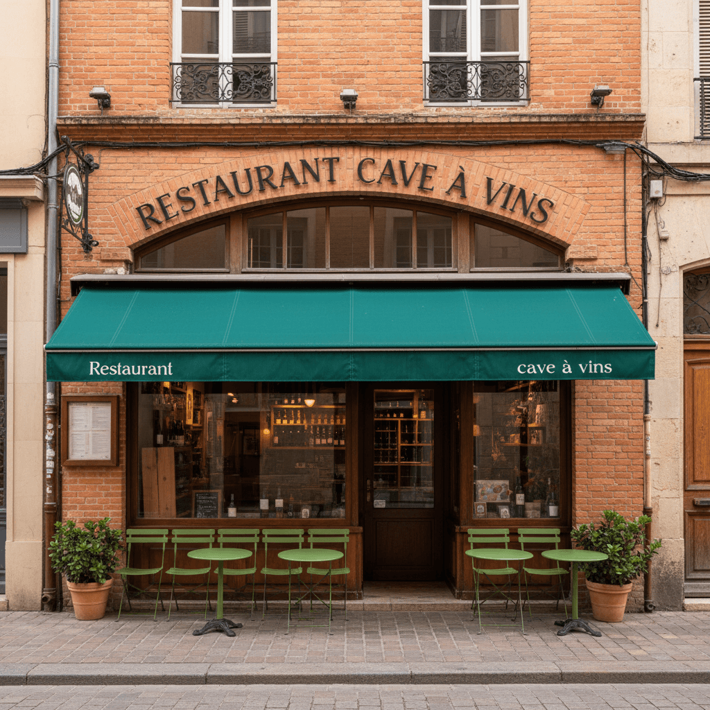 Restaurant 45m² à Toulouse : terrasse - licence IV