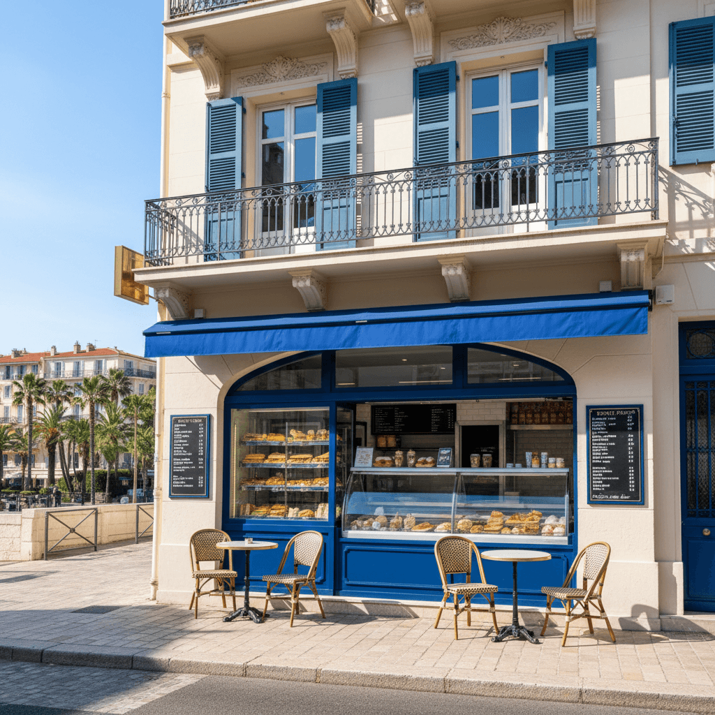 Snack 60m² à Nice : terrasse